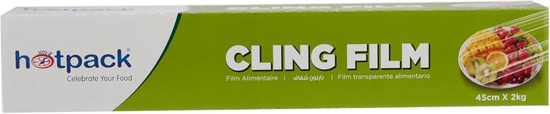 Hotpack Cling Film - 271 Meter Long, 45cm Wide Food Wrap (2kg Gross Weight) - Image 1